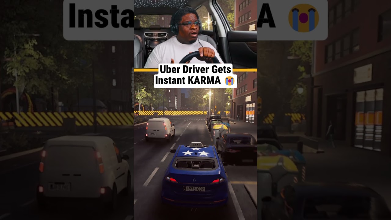Водитель Uber мгновенно получает карму 😭
