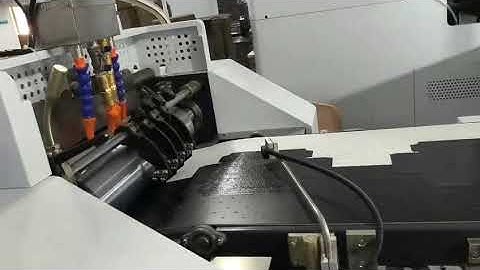 Automatic rigid box making machine for mobile phone box #box #machine #packaging #factory #mobile