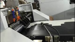 Automatic rigid box making machine for mobile phone box #box #machine #packaging #factory #mobile
