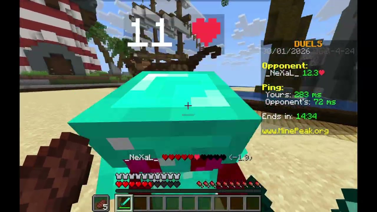 Learning Crit Hits | Minecraft Sword PvP Day #4