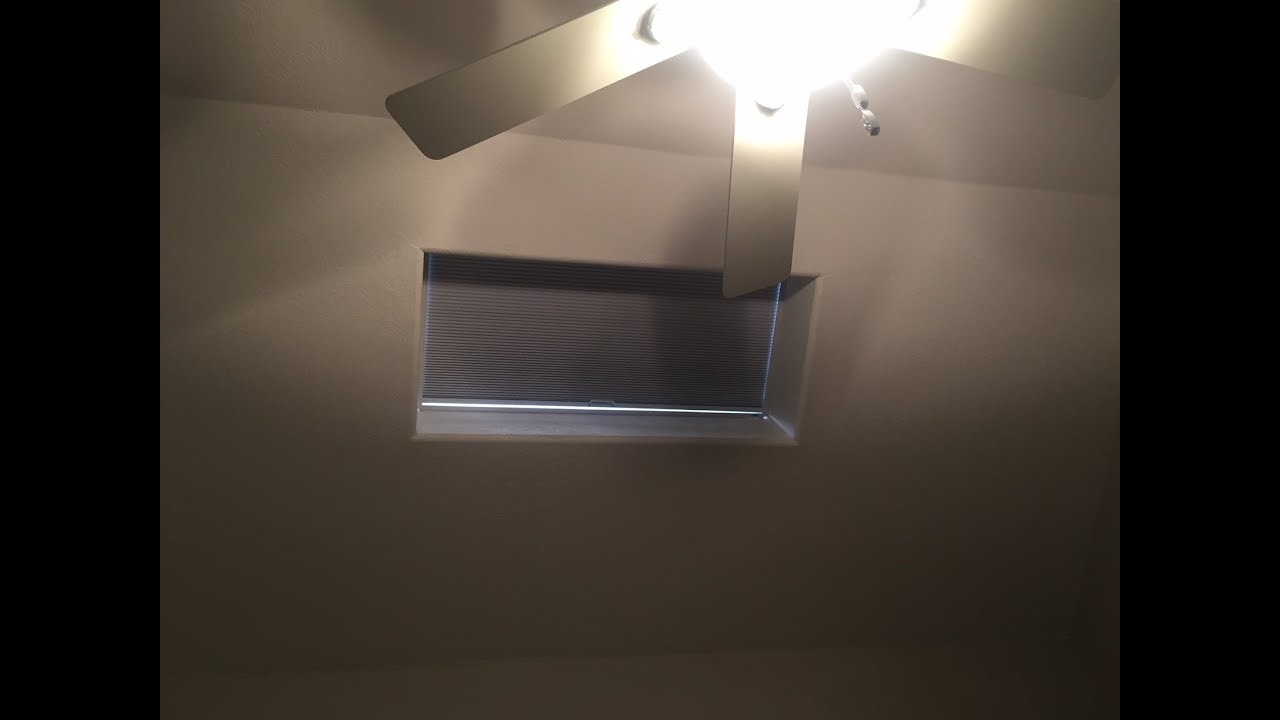 Installing Cellular Skylight Blind from YouTube