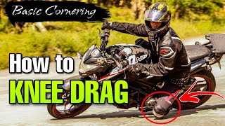 How To Knee Drag on Pulsar Ns200 | Cornering Tips | Motorcycle tricks