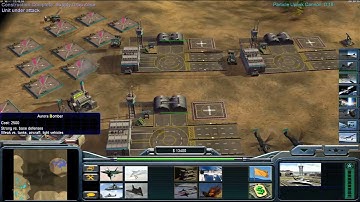 Generals zero hour USA laser vs 2 Hard army (GLA) part 2