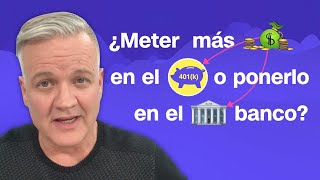 Should I put more money into my 401k or put it in the bank? Como Ganar Dinero Con El 401k Aprende A Manejar El 401k