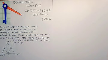 Coordinate Geometry- Most Important BOARD questions(SOLVED)(Set 1 OF 4)(SSLC,CBSE,ICSE)(CLASS 10)