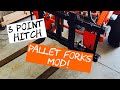 3 point hitch pallet forks MOD! B2601