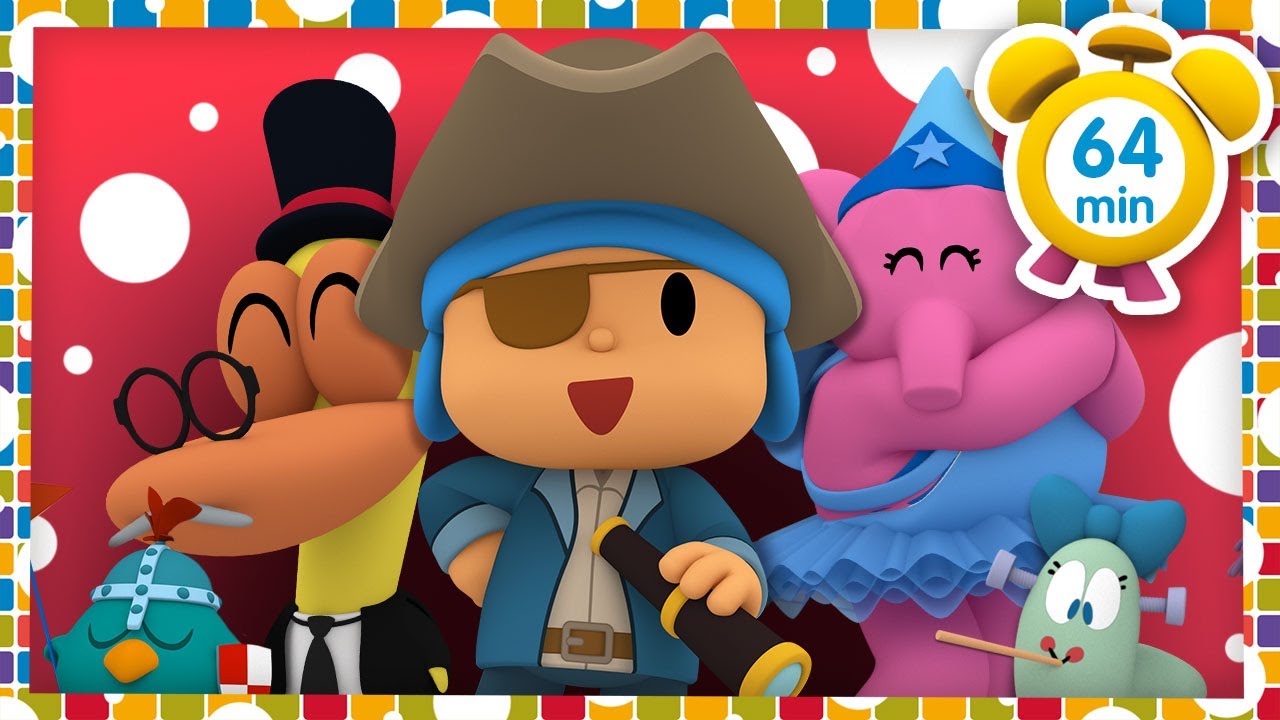 🎭КАРНАВАЛ с Покойо - Самые весёлые серии [64 мин] - Все серии подряд | Мультики для детей