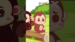 Five Little Monkeys Jumping on the Bed | 5 Little Monkeys | Nursery Rhymes for Kids | Cooco TV