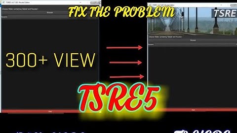 TSRE5 Error Fix | How to download and install tsre5.