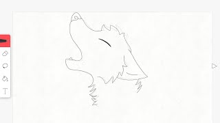 (Flipaclip) Wolf howling animation cycle (WIP)