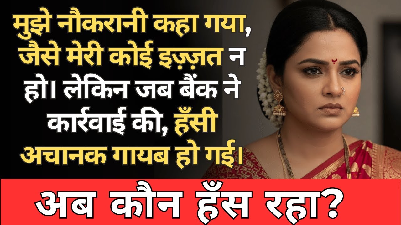 मेरे भाई ने कहा मैं परिवार की नौकरानी हूं, जब तक बैंक ने उसका खाता फ्रीज नहीं किया