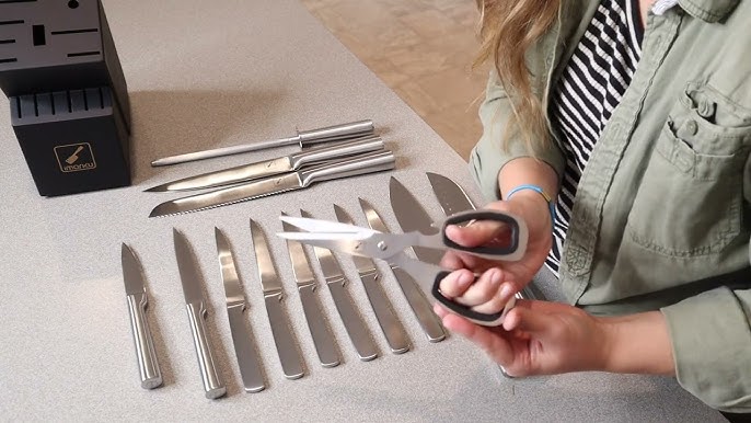 WIZEKA Kitchen Knife Set with Block Review, Excellent quality 