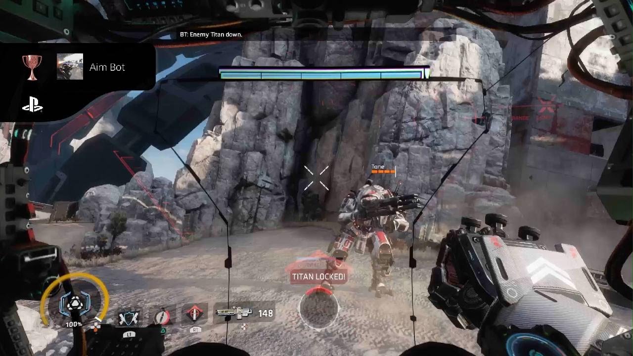 Titanfall 2 Aim Bot (BRONZE) Destroy a Titan with your Smart Core in the Campaign 