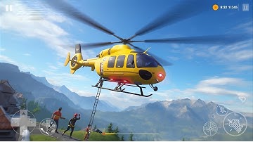 Helicopter Rescue Operation Simulator 2025 🚁 | Mountain Rescue Mission | Real 3D Gameplay