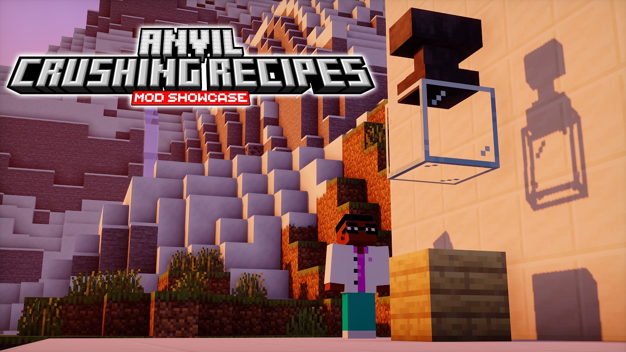 Minecraft: Anvil Crushing Recipes Mod | Minecraft Mod Showcase