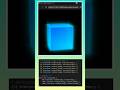 "HTML CSS se banaya 3D Rotating Cube 🔥 | Pure CSS Animation!"