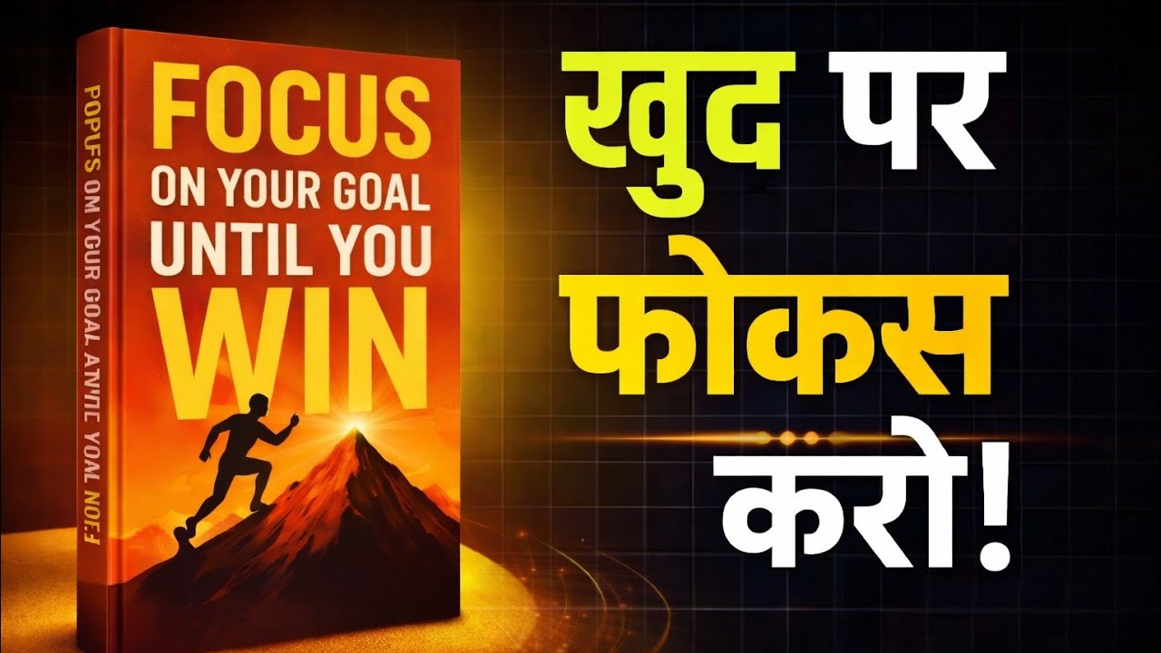 Focus on You Until Win | Life Changing Motivational Audiobook Summary in Hindi