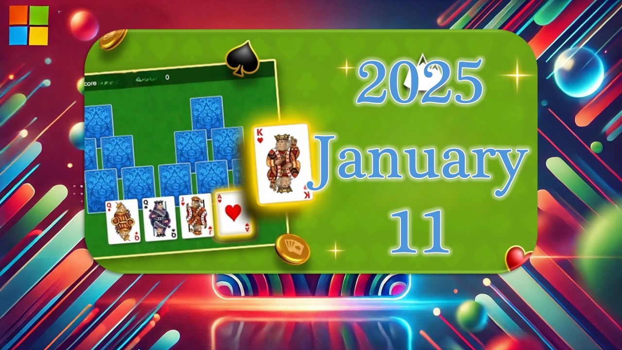 Microsoft Daily Challenge TriPeaks Solution January 11 2025 YouTube