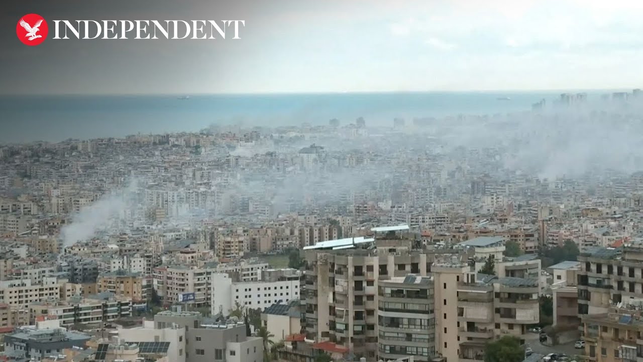 Celebratory gunshots in Beirut after Israel Hezbollah ceasefire brokered