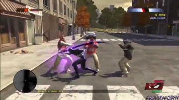 Spider-Man Web Of Shadows Gameplay #2 [Luke Cage Training]