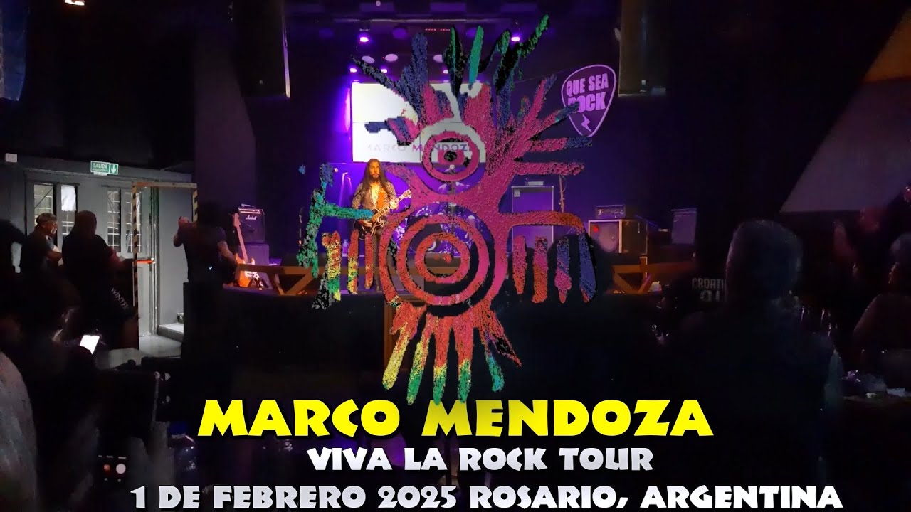 MARCO MENDOZA  FULL SHOW (QUE SEA ROCK )/ ROSARIO /ARGENTINA /FEBRUARY 1 2025