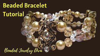 Beaded Bracelet Tutorial - Beautiful and Easy