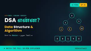 What is Data Structure | DSA in Tamil | Episode 1 | Beginners Guide