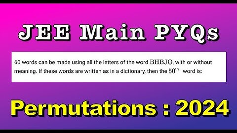60 words can be made using all the letters of the word BHBJO