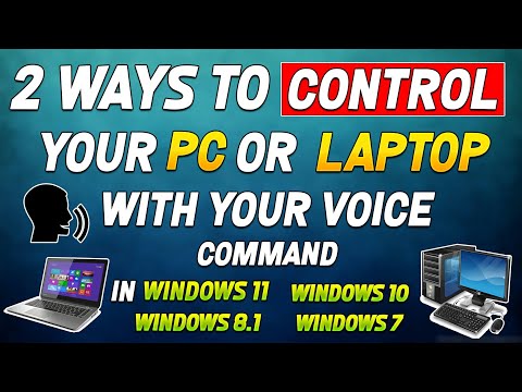 Control Your Pc Or Laptop With Voice Commands 2023 | How To Use Pc Or Laptop With Voice Commands