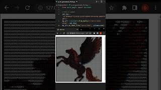 How to create amazing ASCII art using AI models in python shorts python stablediffusion dalle