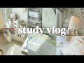 STUDY VLOG |  study morning, notebook decoration, study productive⋆˚✿˖🍌