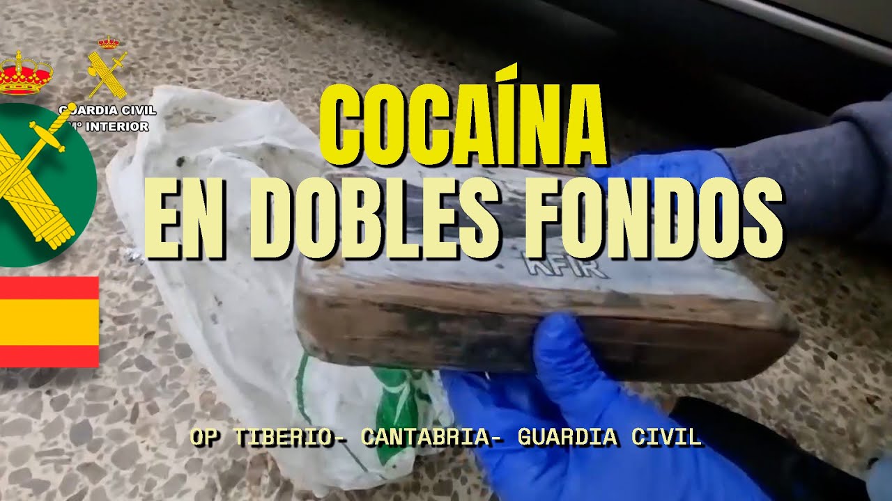 Detenida una red que traficaba cocaína en dobles fondos de turismos entre Madrid y Cantabria