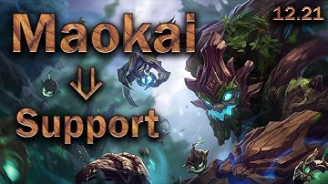 Maokai vs Nautilus | Support | Full game | League of Legends - patch 12.21