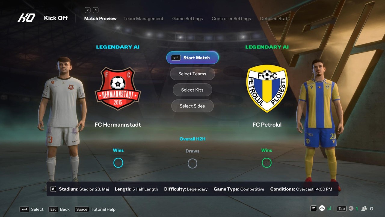 Hermannstadt vs Petrolul Ploiești | Superliga | EA FC 26 | Simulare