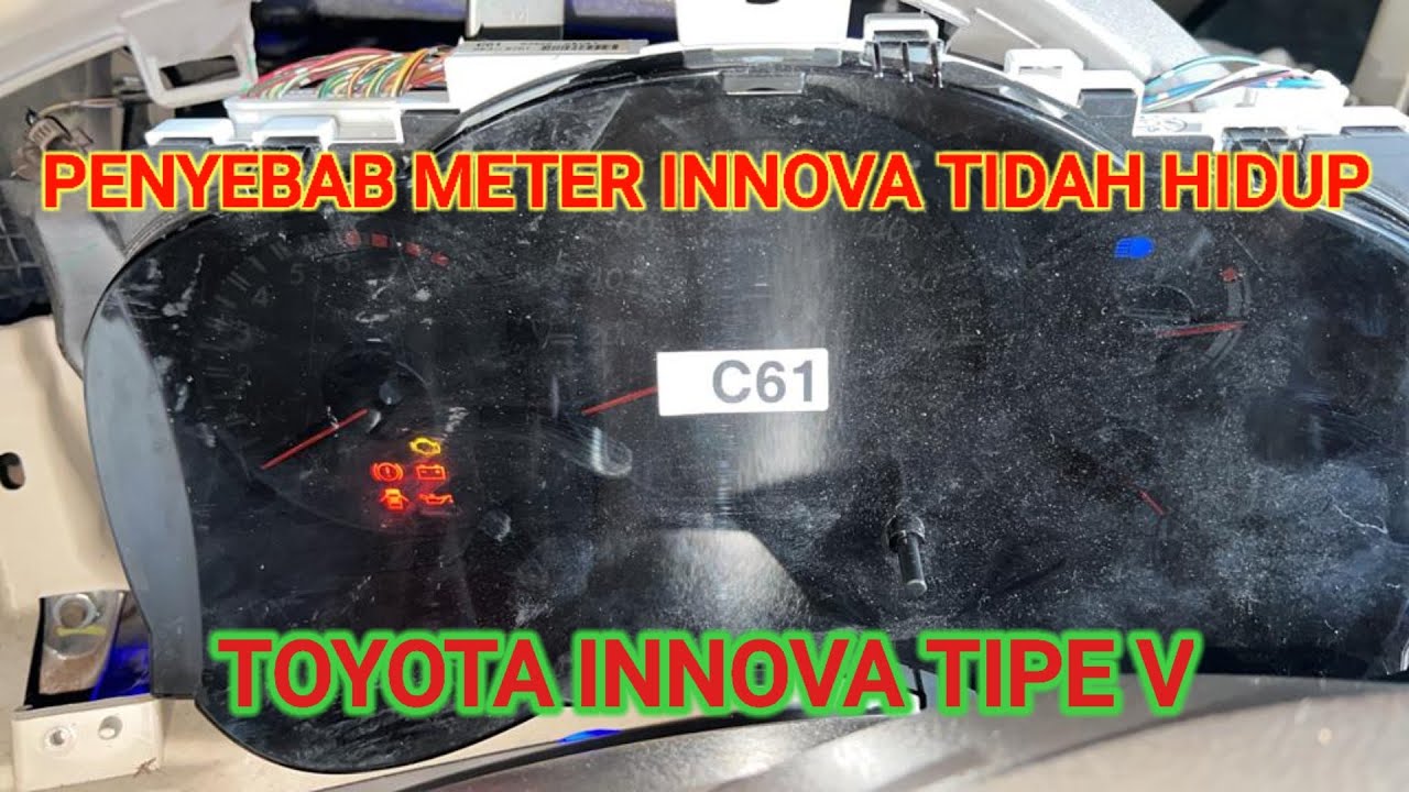 CARA PERBAIKAN SPEEDO METER INNOVA 2005-2011 - YouTube