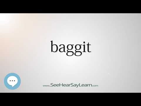 Video: Cosa significa baggit?