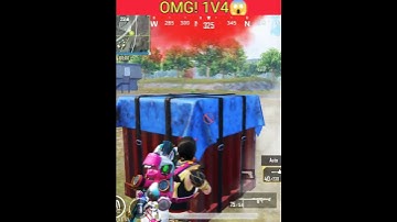 Most Intense 1V4 CLUTCH 🥵 #bgmishorts #1vs4clutch #1vs4 #1v4 #spray #rush #intense #soloprime