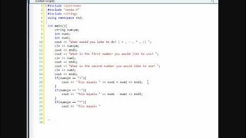 Microsoft Visual C++ 2010 Express Edition Tutorial 5 - If Statement