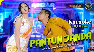 PANTUN JANDA Difarina Indra ft Fendik Adella KARAOKE #karaoke #difarinaindra #adella #viral