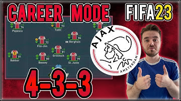 Replicate my 4-3-3 Ajax Career Mode Tactics in FIFA 23 | Custom Tactics Explained