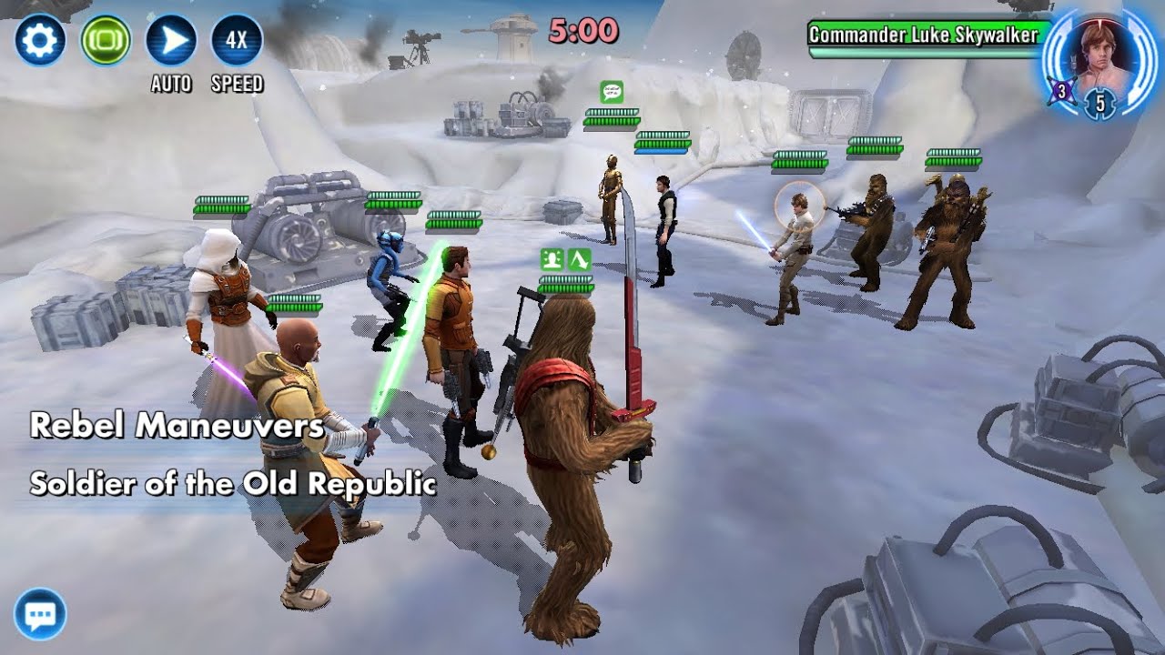 Old Republic (Zaalbar Omicron) vs CLS |5v5 Grand Arena SWGOH|