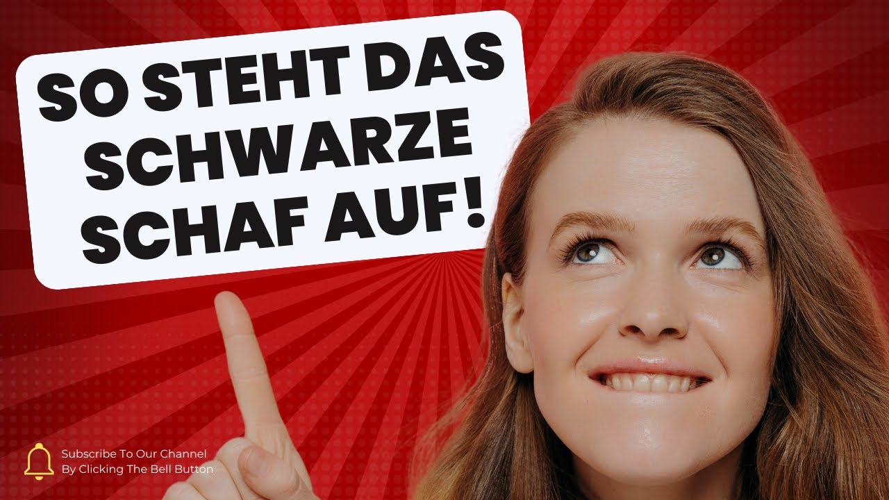 So steht das schwarze Schaf auf!