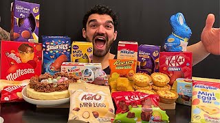 BEST ASMR MUKBANG EASTER SPECIAL KINDER EGGS MALTESERS KITKAT EGGS CHEESECAKE EATING SOUNDS Net Worth
