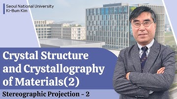 Prof. Ki-Bum Kim Lect 1. Stereographic Projection 02