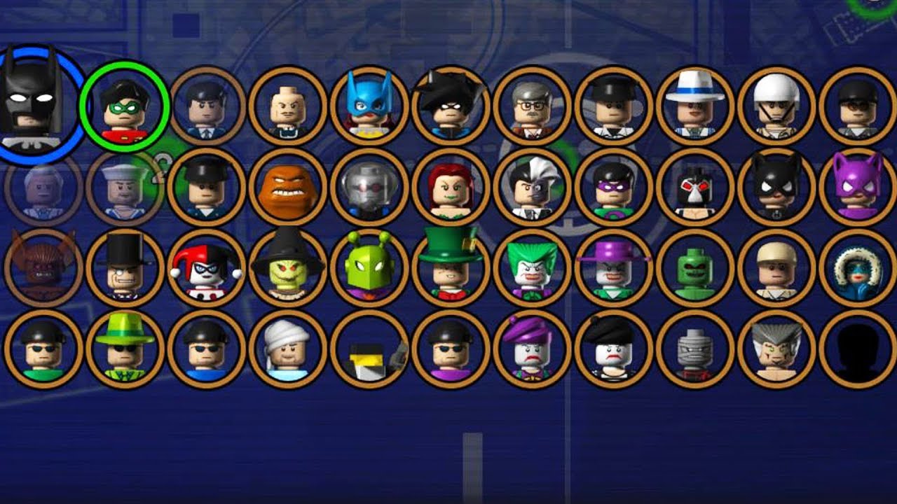 LEGO BATMAN: The Complete Character Grid! YouTube