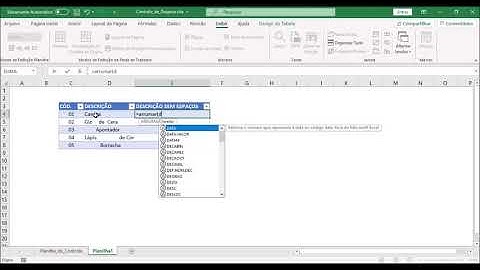 Retirar Espaços em Branco nas Células do Excel (no final e entre palavras)