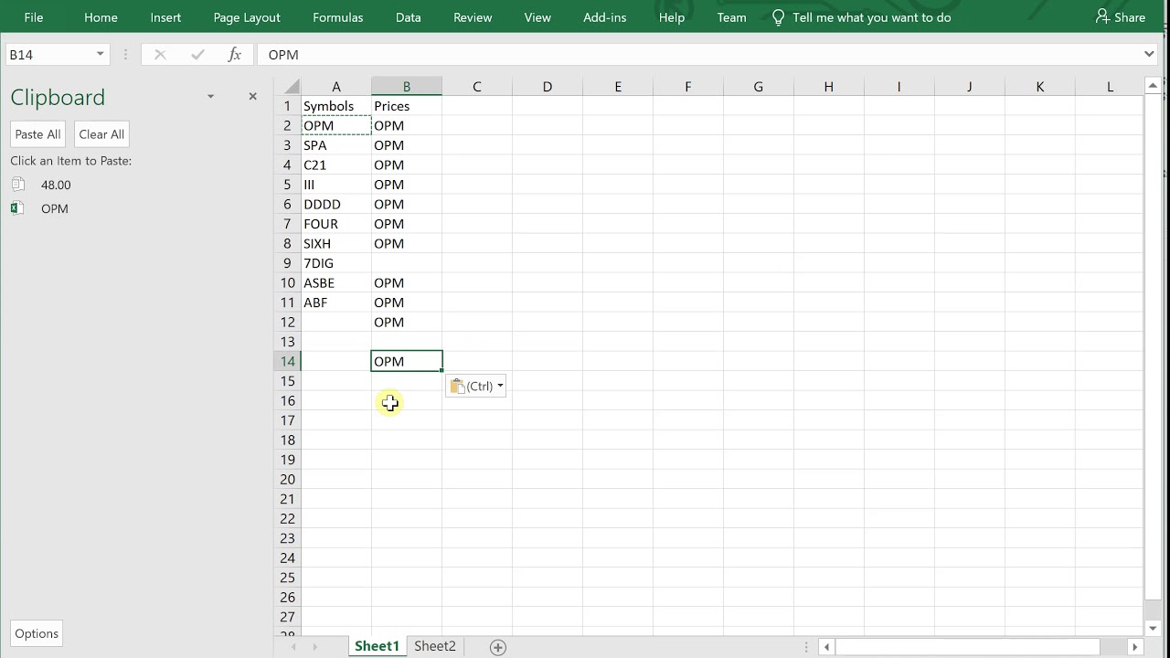 Excel Clipboard Bug YouTube