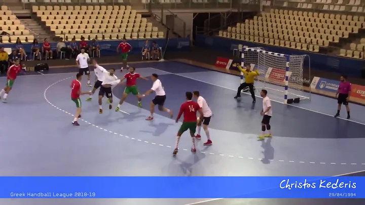 CHRISTOS KEDERIS 2018/19 - Left Wing Greek Handbal...