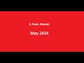 A Peek Ahead:  May 2024