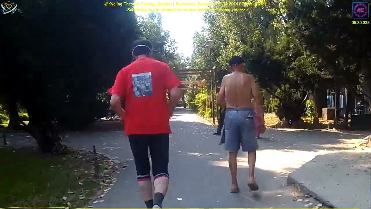 🚴‍♂️ Cycling Through Cismigiu Garden 🌿 | Bucharest, Romania 🇷🇴 | 12.08.2014 POV Bike Ride